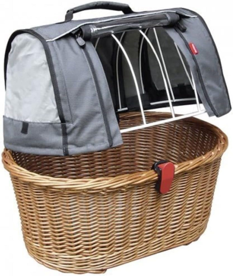 KLICKfix Fahrradtasche DOGGY BASKET PLUS FIX, schwarz, M, 0399FH