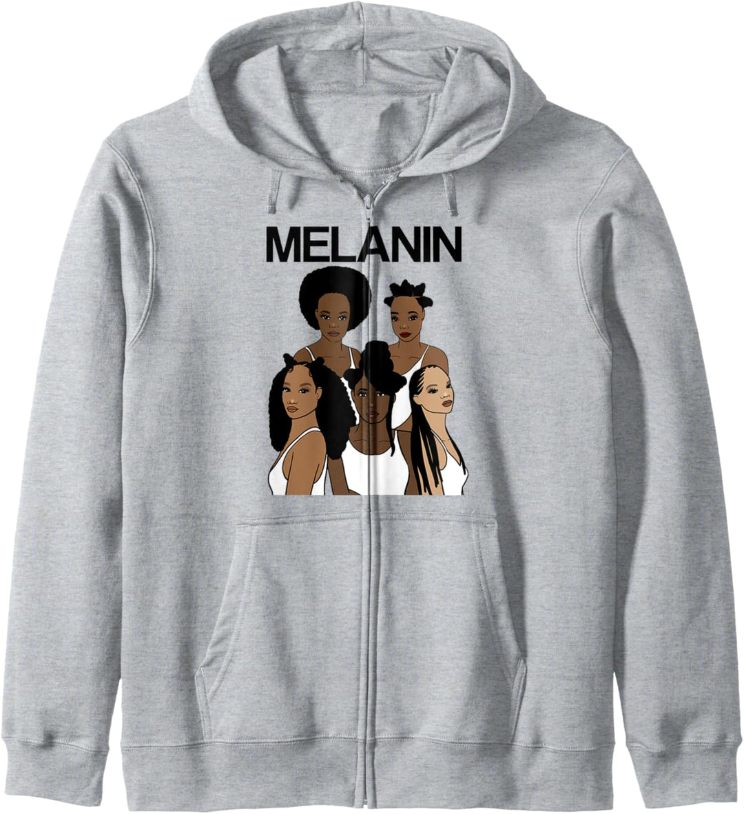 Oheneba: Melanin Shades Black Queen Pride Kapuzenjacke
