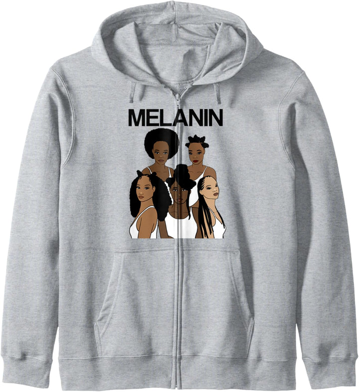 Oheneba: Melanin Shades Black Queen Pride Kapuzenjacke
