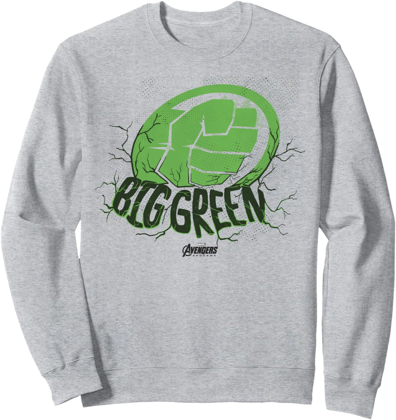 Marvel Avengers Endgame Hulk Big Green Stamp Sweatshirt