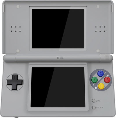eXtremeRate Ersatz Gehäuse Case für Nintendo DS Lite NDSL, DIY-Voll Hülle&Knöpfen&Screen Protector S