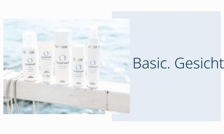 Oceanwell Basic Gesichtspflege Gel Meeresgel 150 ml trockene, sensible, fettige Haut Skincare Moistu