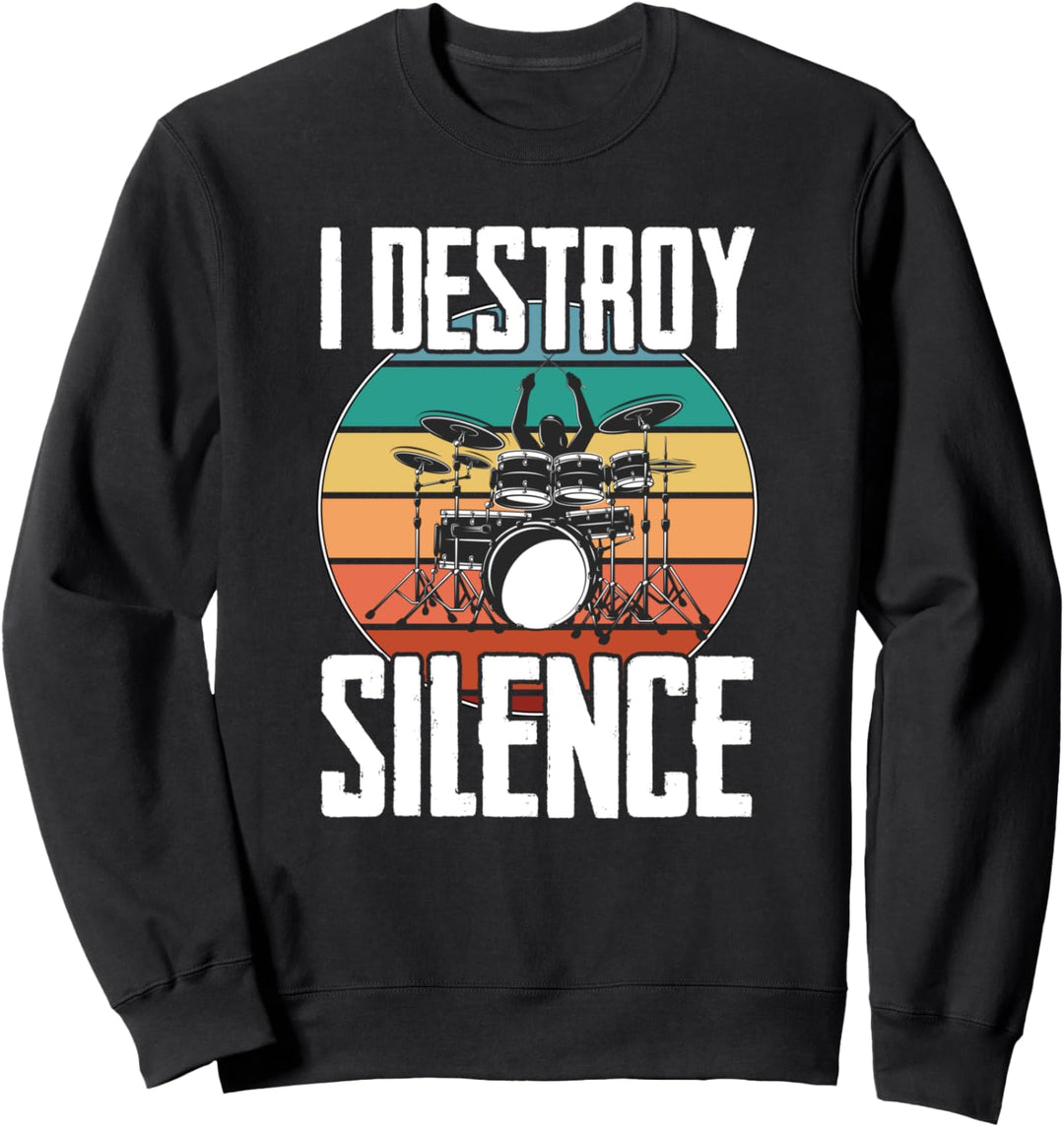 Drummer Drum Sticks Rock & Roll Gift Sweatshirt