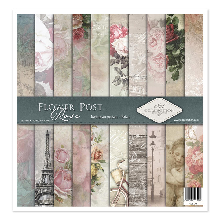 ITD Collection- Scrapbooking package 12x12 inches, scrapbooking paper, decorative paper, decoupage,