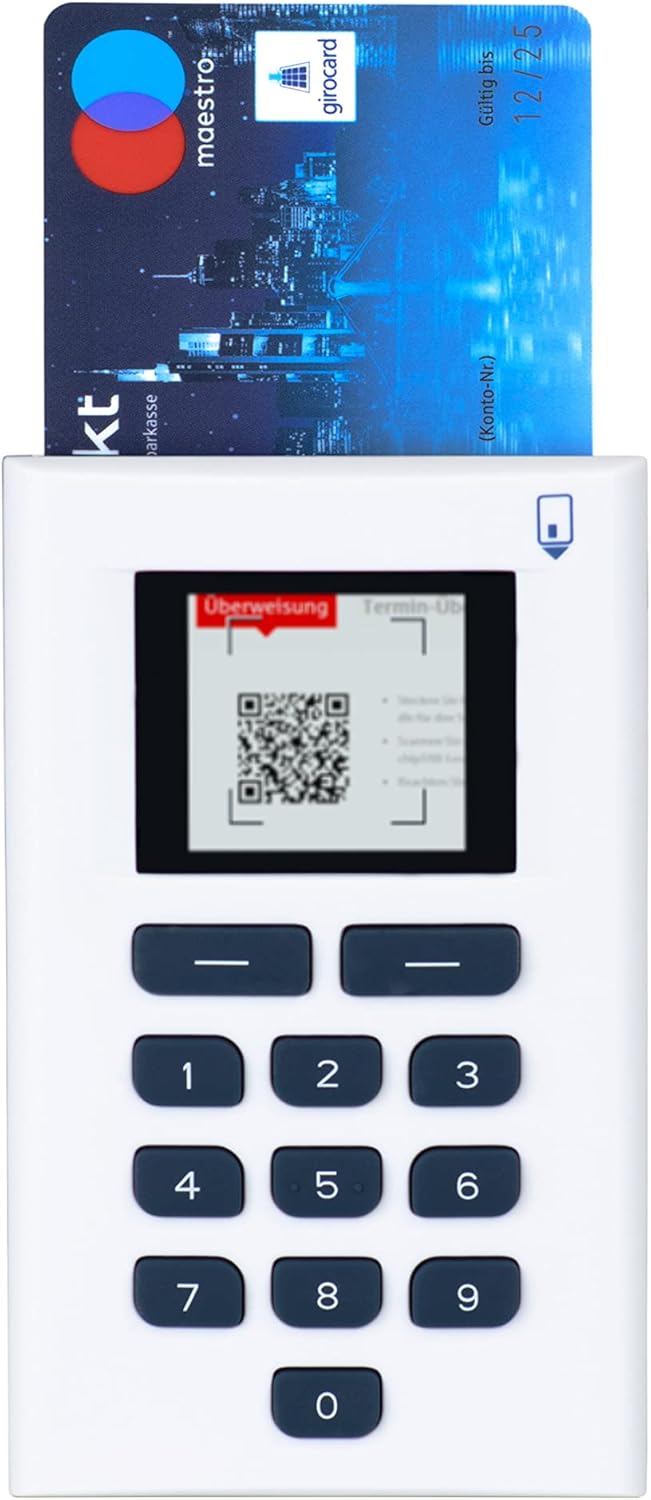 882 QR Chip-TAN-Generator für Online-Banking | Nur für Sparkasse, BW-Bank, und DKB (DKB nur mit der