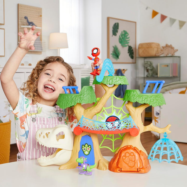 Marvel Spidey und Seine Super-Freunde Dino-Baumhaus Superhelden-Spielset