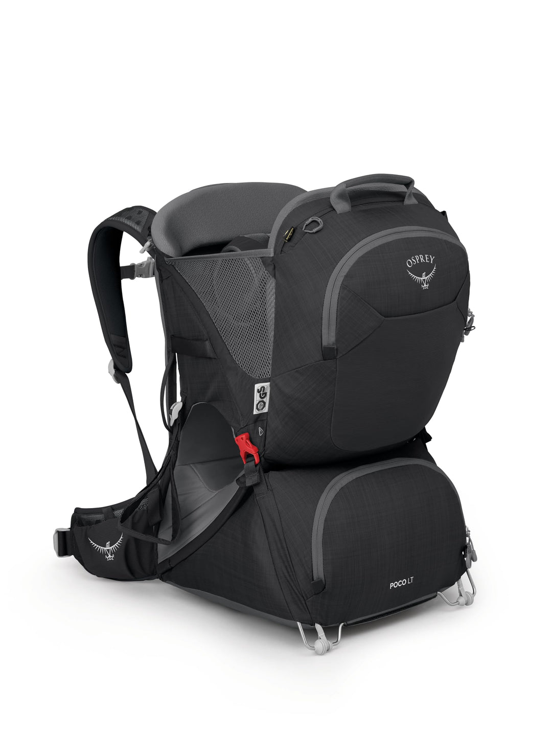 Osprey Poco LT Child Carrier – Technisch – Outdoor - Kinder – Kindertrage - Black O/S Black Einheits