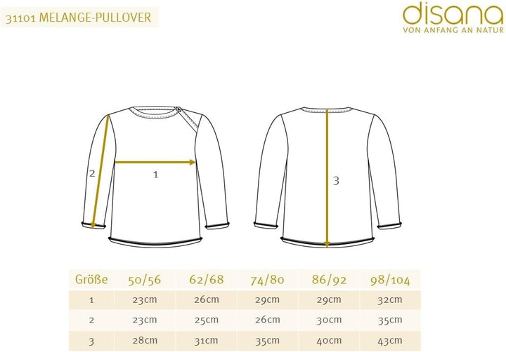 Baby-Pullover Baby & Kleinkind - 100% Bio-Merino - atmungsaktiv, warm Unisex Gr. 50 – 92 - nachhalti