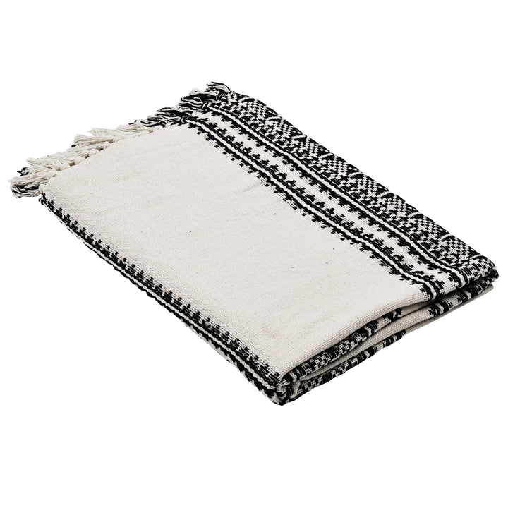 EGLO LIVING Decke Longlac, Kuscheldecke im Industrial Design, Wolldecke für Couch, Sofadecke aus Bau