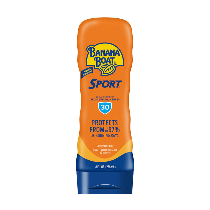 Banana Boat Sport Performance Sonnenschutz Lotion SPF 30, 8 Unze 30 LSF 236 ml (1er Pack), 30 LSF 23