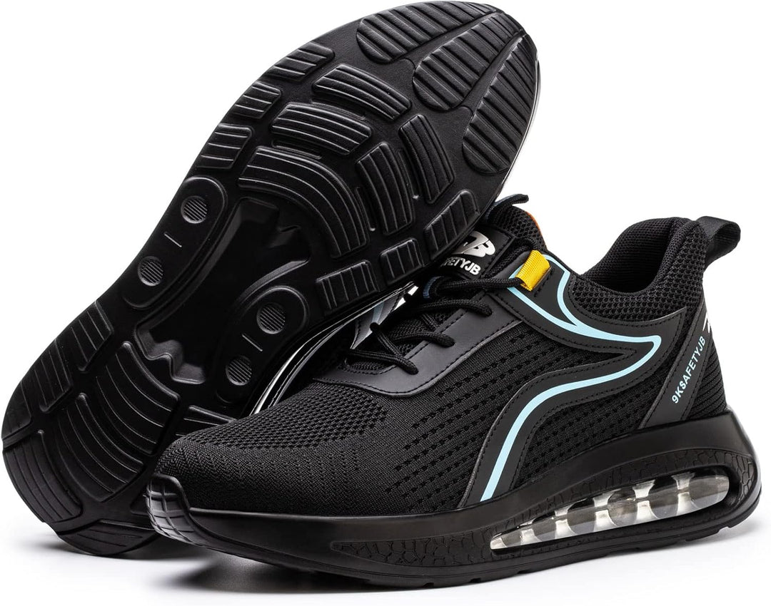 OBQcare Sicherheitsschuhe Arbeitsschuhe Herren S3 Sicherheitsschuhe Damen Leicht Stahlkappenschuhe r