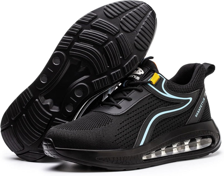 OBQcare Sicherheitsschuhe Arbeitsschuhe Herren S3 Sicherheitsschuhe Damen Leicht Stahlkappenschuhe r