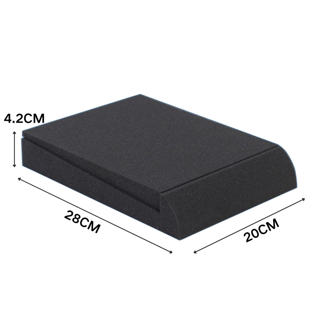 2PCS 20x28x4.2 cm Speaker Sound Insulation Mat Soundproofing Mat Acoustic Foam Board Sponge Sound Ab