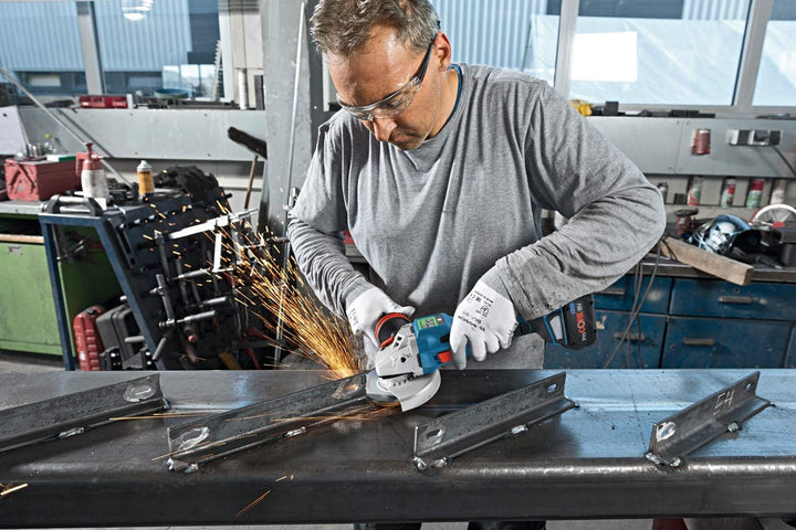 Bosch Professional BITURBO Akku-Winkelschleifer GWS 18V-15 SC (Scheiben-Ø 125 mm, Connectivity-Modul