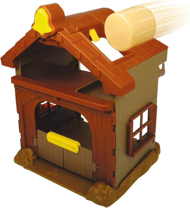 Dickie Toys 203818000 Happy Farm House, Abenteuer auf dem Bauernhof, Set für Kinder ab 1 Jahr, Trakt