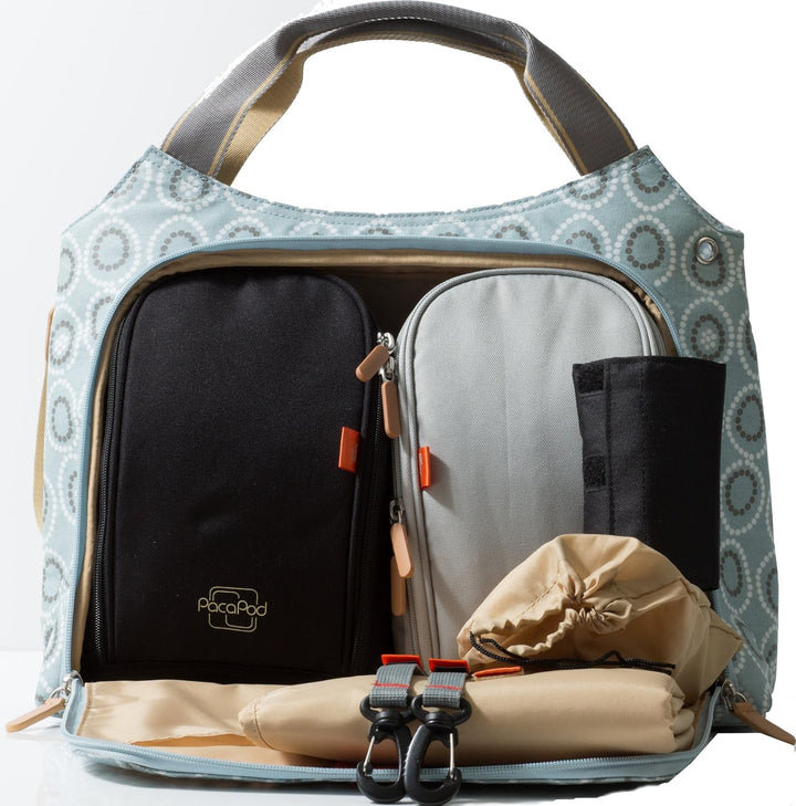 PacaPod Moonstone Wickeltasche mit integrierter Matratze