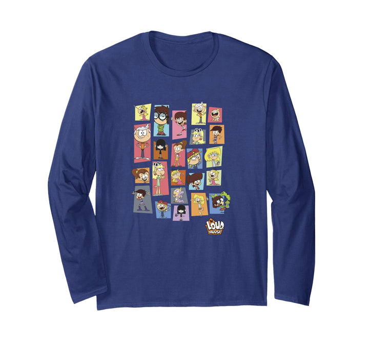 The Loud House Colorful Panels Logo Langarmshirt