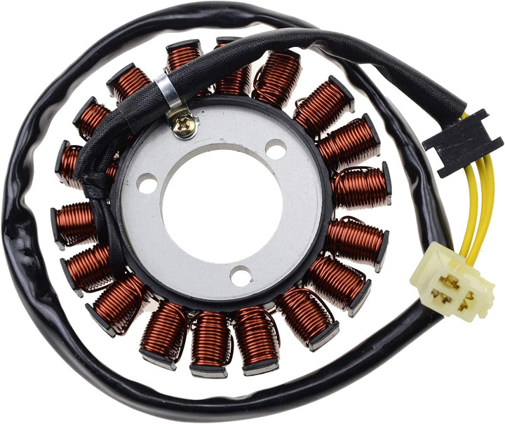 GOOFIT 18 Spule 3 Draht Motorrad Magneto Stator Spule zündung Generator Motorzubehör Ersatz für Suzu