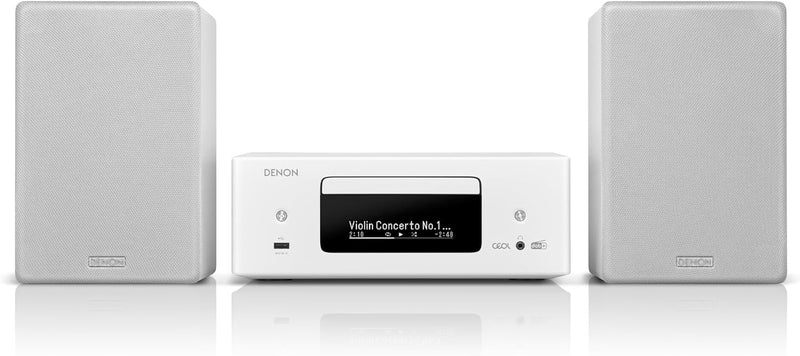 Denon CEOL N-12DAB Kompaktanlage, HiFi Verstärker mit Lautsprechern, CD-Player, Musikstreaming, HEOS