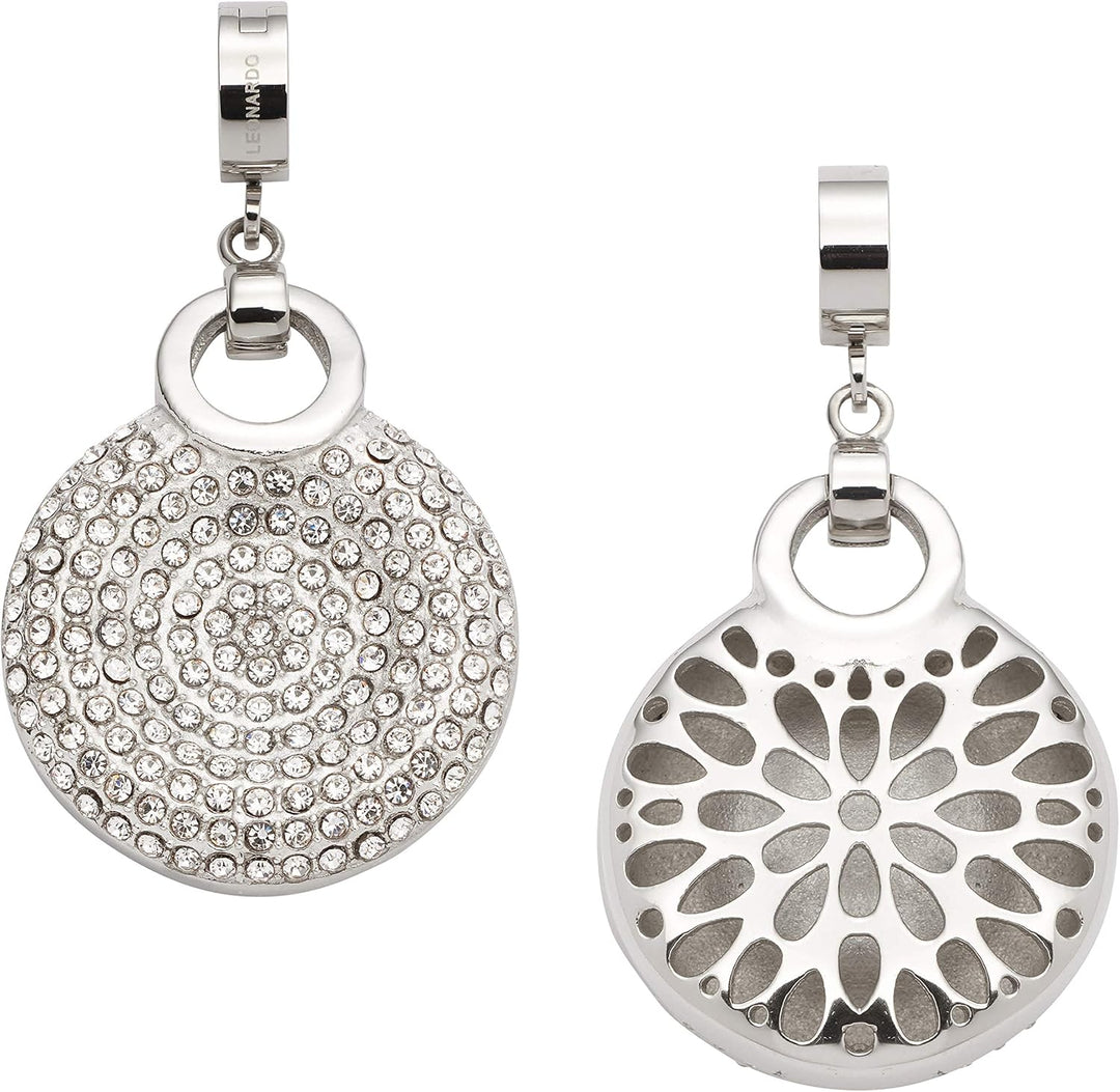 JEWELS BY LEONARDO DARLIN'S Damen-Anhänger Gaia, Edelstahl mit Kristallen und Maxi-Clip, CLIP & MIX