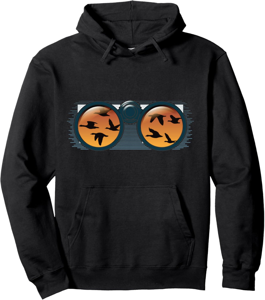 Vogel beobachtung Fernglas geschenk Pullover Hoodie