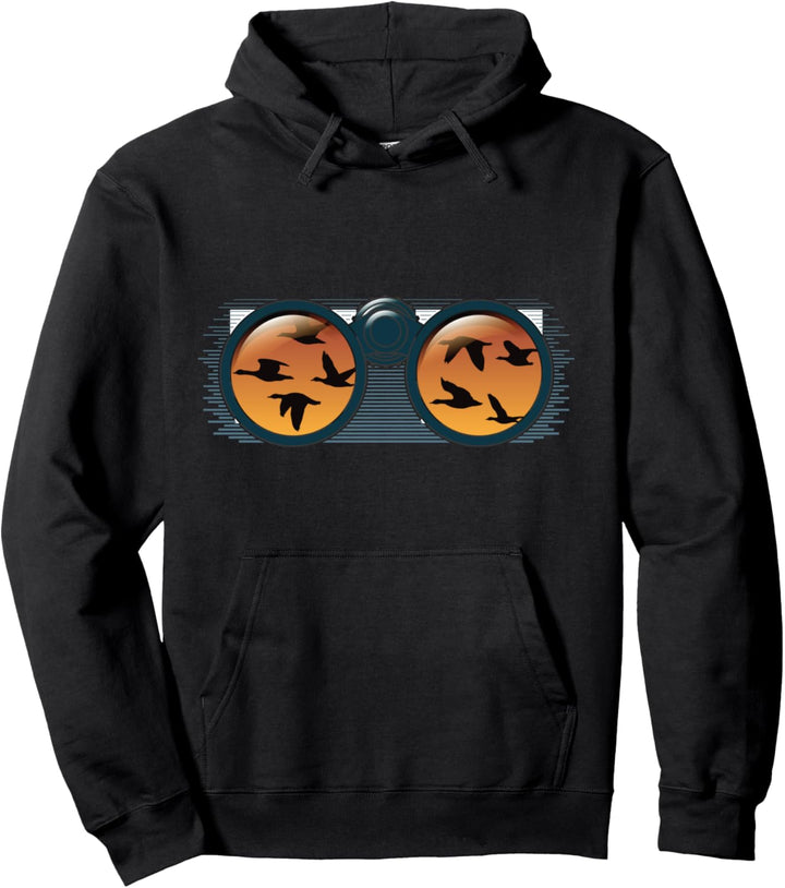 Vogel beobachtung Fernglas geschenk Pullover Hoodie
