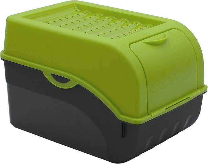ARTECSIS Kartoffel Aufbewahrungsbox grün 2er Set I Gemüsebox Kartoffelbox mit Deckel für ca. 4 kg Ka