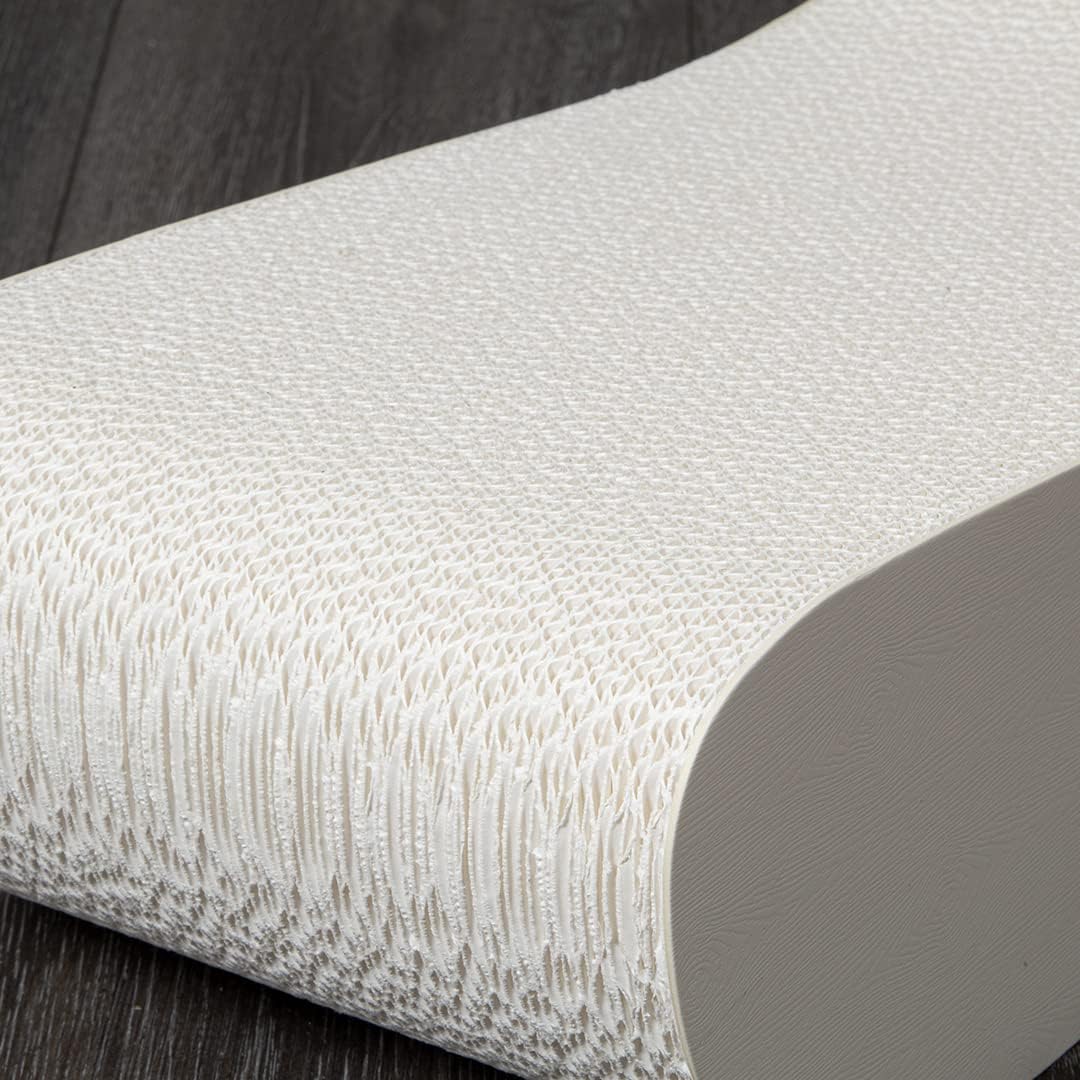 CanadianCat Company | Kratzbrett Satellite 2.0 - White Edition - Kratzpappe in weiss | ca. 76 x 24 x