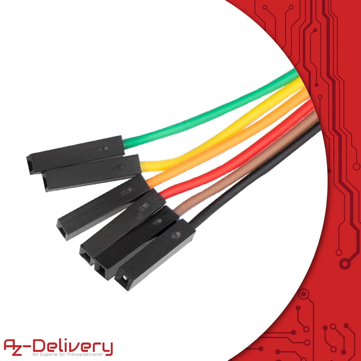AZDelivery 3 x 6 Pin Programmer Electrical Tool I2C OLED Modul Modul Test Tool PCB Test Fixture 1 *