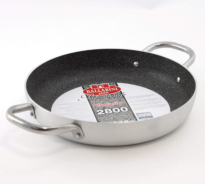 BALLARINI B53T64 Pfanne, 2 Griffe, Durchmesser 40 cm, professionelles Granit, 40 cm
