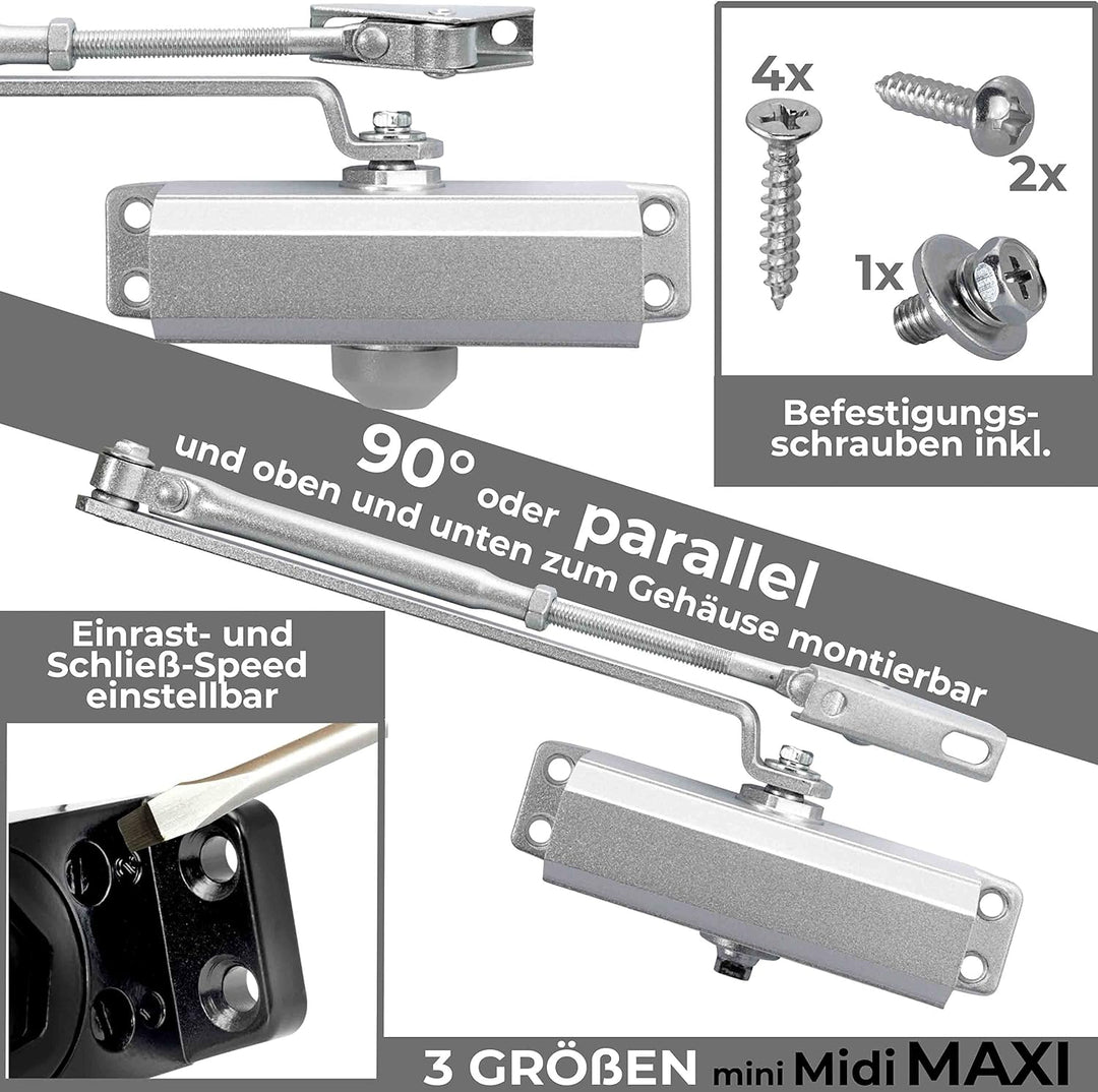 Türschliesser Torschliesser Tür Tor SELBSTSCHLIEssER MAXI 60-80 KG