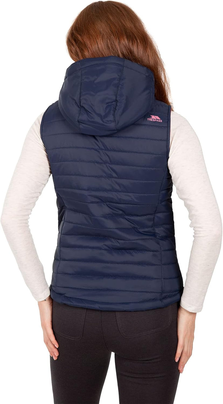 Trespass Damen Aretha Warme Gepolsterte Jacke Mit Abnehmbarer Kapuze (1er Pack) 16 Navy Dusty Rose,
