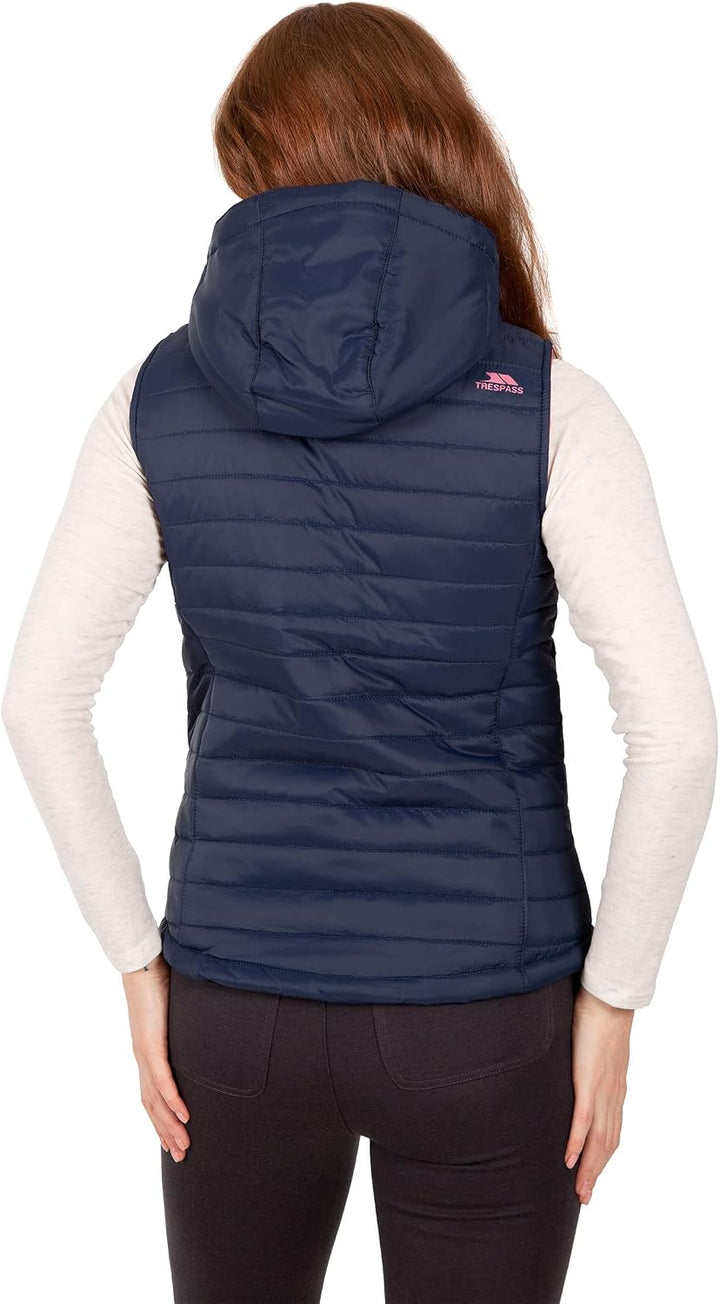 Trespass Damen Aretha Warme Gepolsterte Jacke Mit Abnehmbarer Kapuze (1er Pack) 16 Navy Dusty Rose,