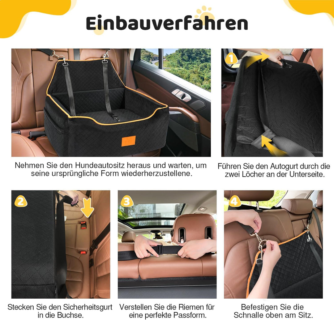 GL GLENSLAVE Hundesitz für grosse/mittlere Hund, Hundeerhöhungssitz für Hunde unter 25kg oder 2 klei
