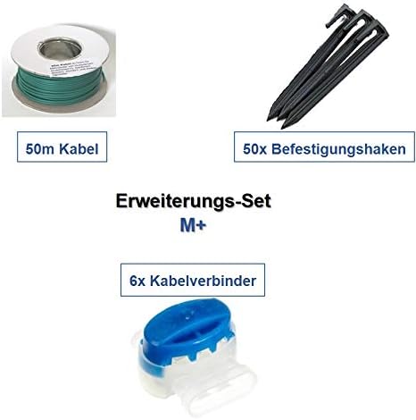 Genisys Erweiterungs-Set M+ kompatibel mit LANDROID von Worx WG7* Kabel Haken Verbinder Erweiterung