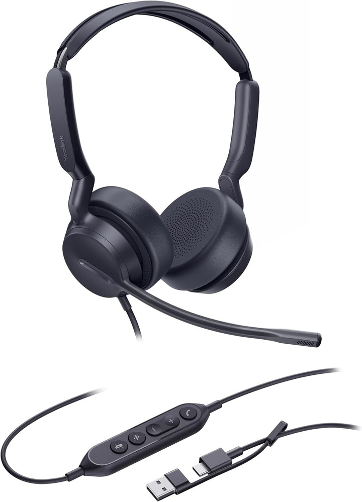 Yealink Headset UH42 Dual UC USB-C/A, UH42 Dual UC
