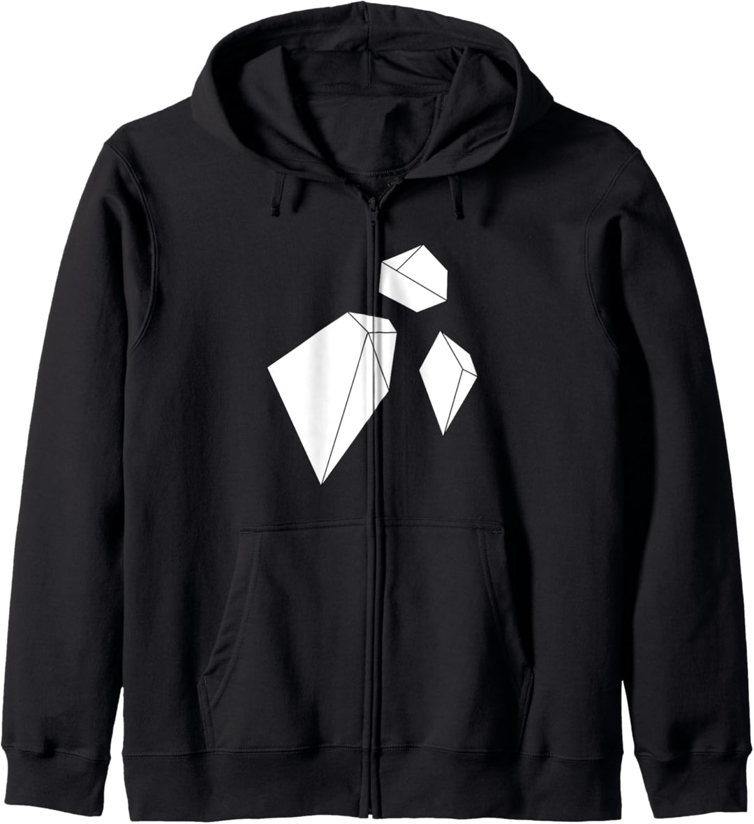 Geometrie Dreieck Linien Symbole Minimalismus hipster Kapuzenjacke