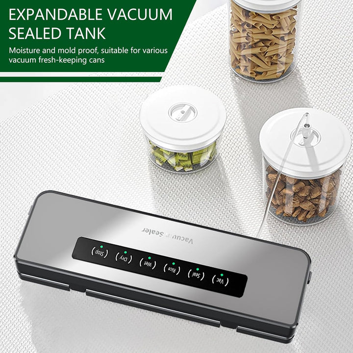 Vakuumiergerät 5 In 1, Vakuumierer Automatische, Vakumierergerät Für Lebensmittel, Folienschweissger