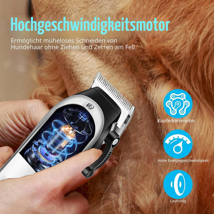 HyAdierTech Elektrische Hundeschermaschine, Hund Katze Tierhaarschneidemaschine, Professionelle Tier
