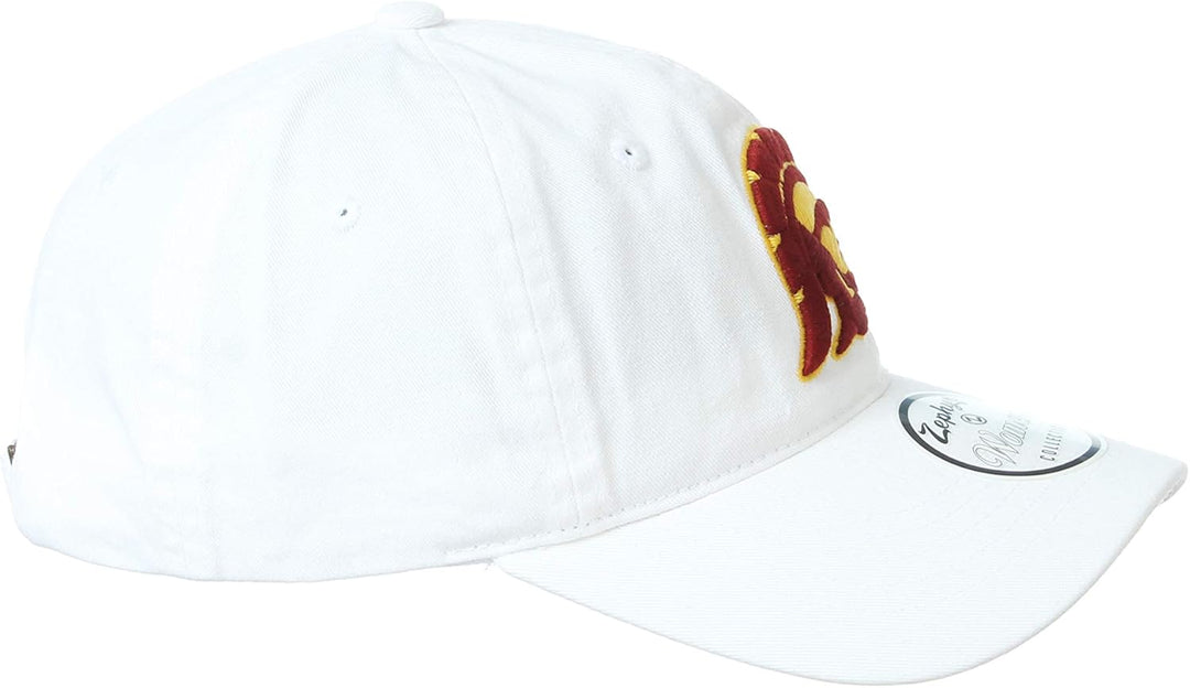 ZHATS Damen Adjustable Scholarship Hat Icon White Adjustable Scholarship Hat Icon White Einheitsgrös