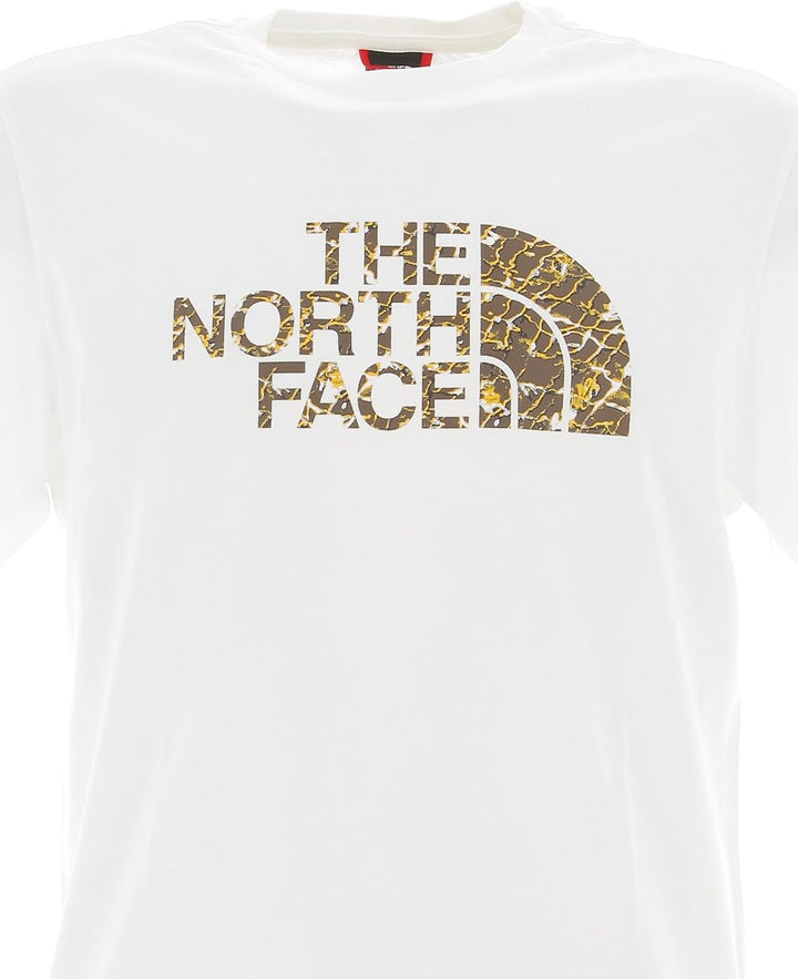 THE NORTH FACE Herren Easy T-Shirt XS Gardenia White/Coal Bro, XS Gardenia White/Coal Bro