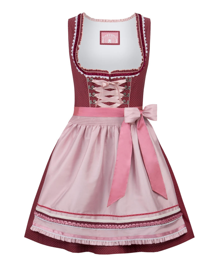 Stockerpoint Damen Dirndl Harper Kleid für besondere Anlässe 32 Altrosa, 32 Altrosa