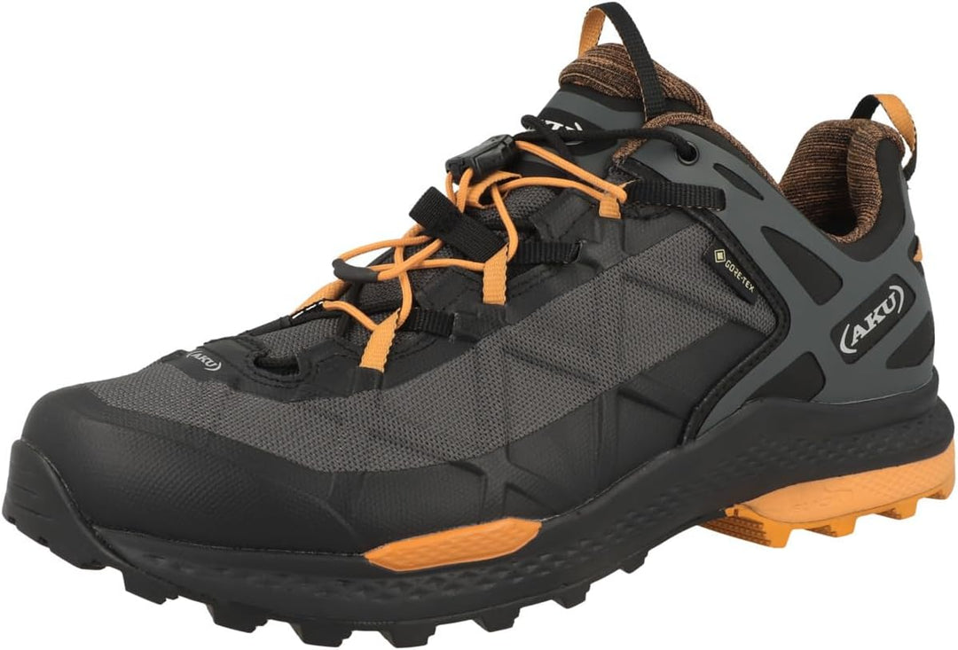 AKU Rocket DFS GTX, Wanderschuhe für Herren (Schwarz - Orange, Numeric_46)