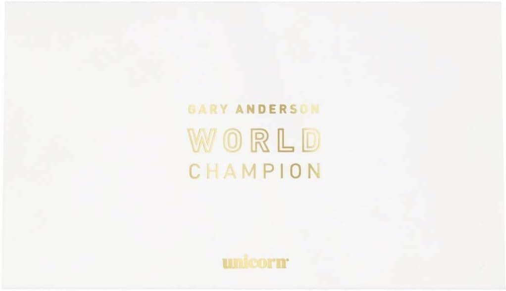 Unicorn 2019 Edition-Gary Anderson World Champion 90 Percent Dartpfeile aus Wolfram 23 g blau, 23 g