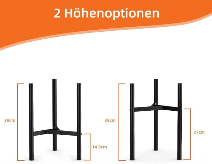 Bomclap Pflanzenständer aus Metall, Verstellbarer Blumentopfständer Moderner Blumentopfhalter für In