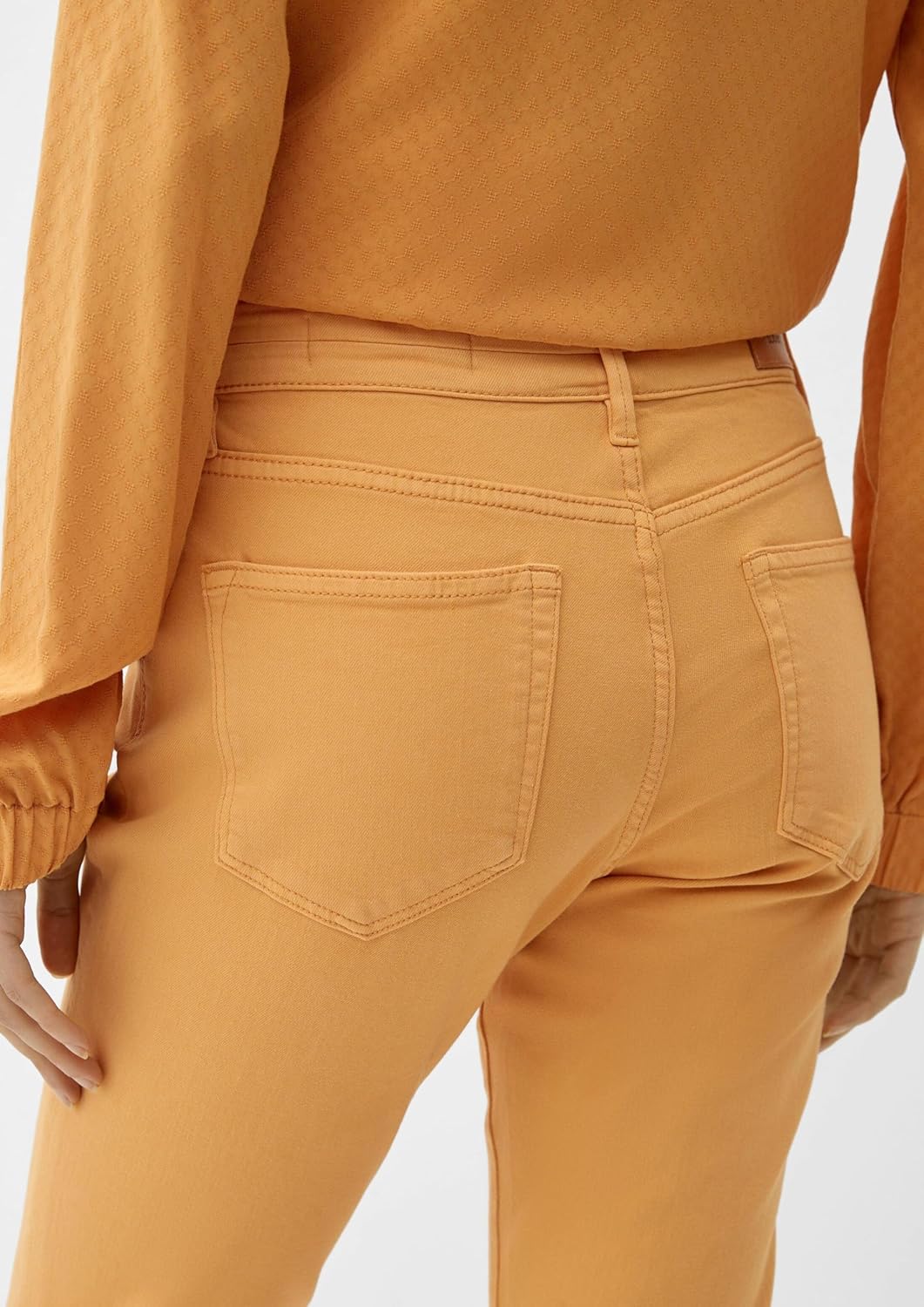 s.Oliver Damen Jeans-Hose, lang 44W / 30L Gelb, 44W / 30L Gelb