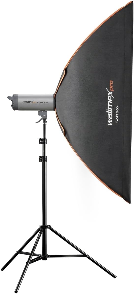 Walimex pro Softbox Plus Orange Line 75x150 ohne Adapter, ohne Adapter