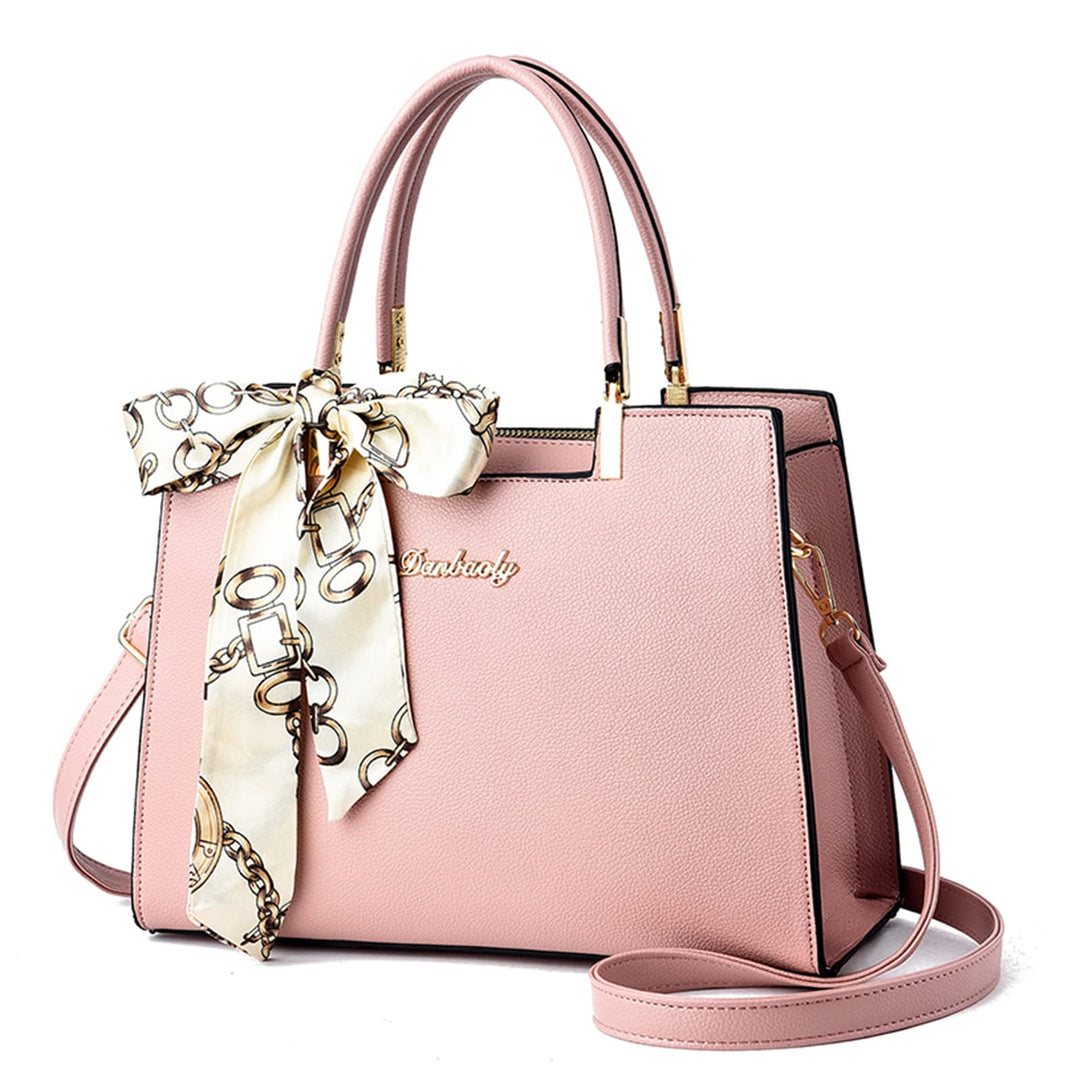FANDARE Damen Handtasche Grosse Henkeltaschen Elegante Schultertasche Umhängetaschen PU-Leder Tote B