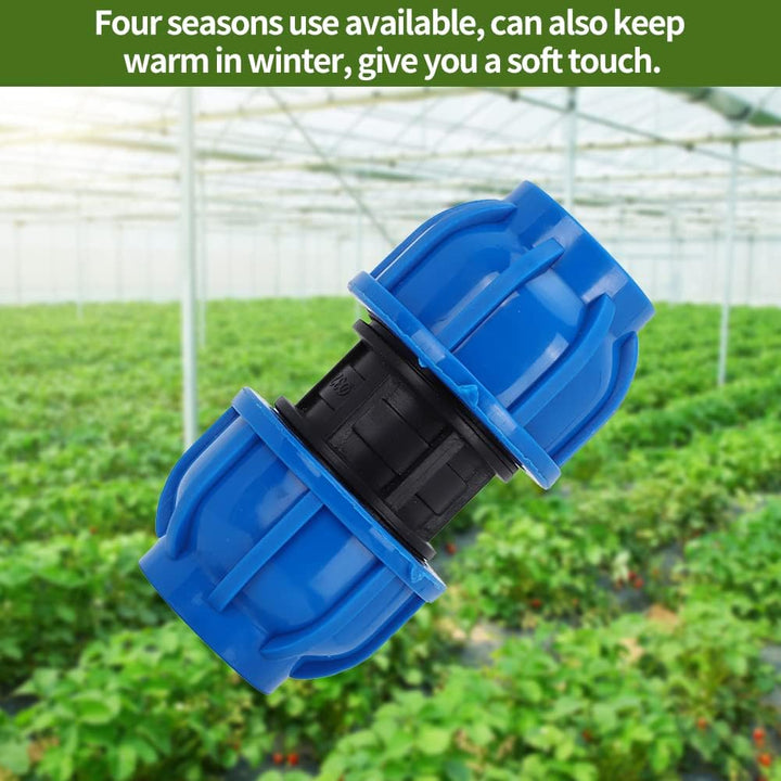 4 Stücke PE Kunststoff Gerade Stecker 32mm bis 32mm Wasserleitung Adapter Gerade Fitting Wasserleitu