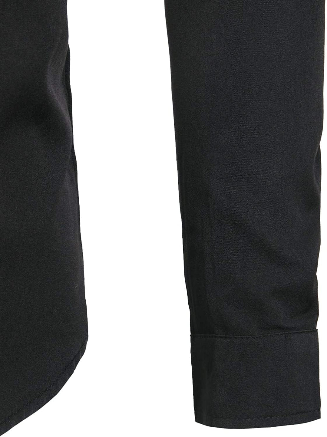 PARKLEES Herren-Smokinghemd, schmale Passform, langärmelig L Z69-black, L Z69-black